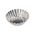 Aluminum alloy baking mold lace egg tart egg tart mold portuguese tart chrysanthemum cup round egg tart cup cake mold wholesale