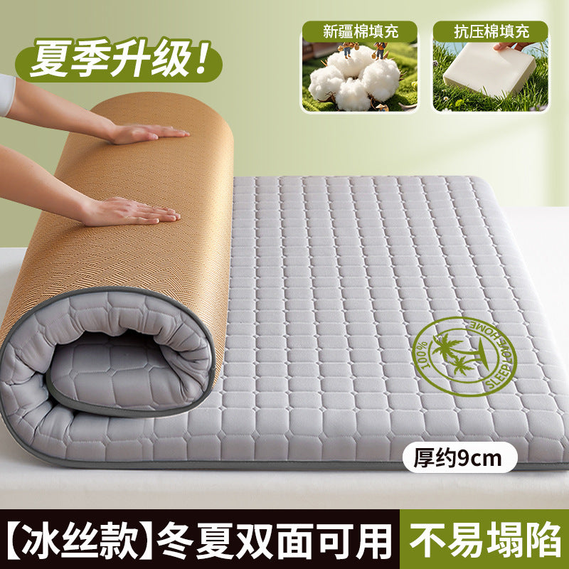 new all-cotton mattress protector - perfect for b&bs, soft mattresses, home bedrooms, dorms, students, and single apartments