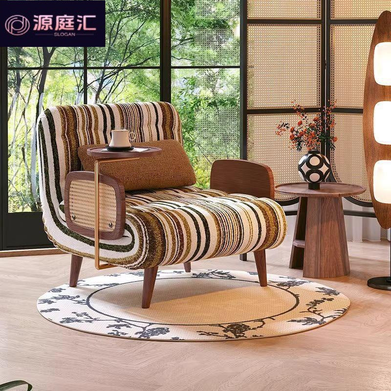 Solid wood folding sofa - compact living room, home use, dual-purpose, american retro, multifunctional, creative, light luxury sofa bed