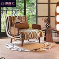 Solid wood folding sofa - compact living room, home use, dual-purpose, american retro, multifunctional, creative, light luxury sofa bed