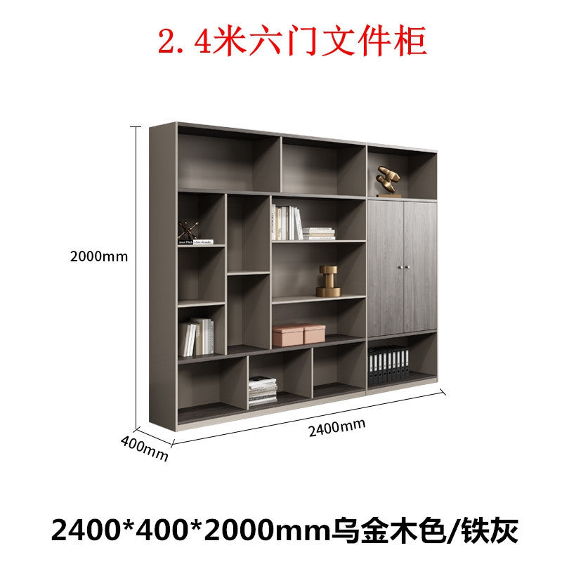 Boss table bookcase casual storage storage cabinet furniture office background file cabinet information cabinet wooden floor cabinet