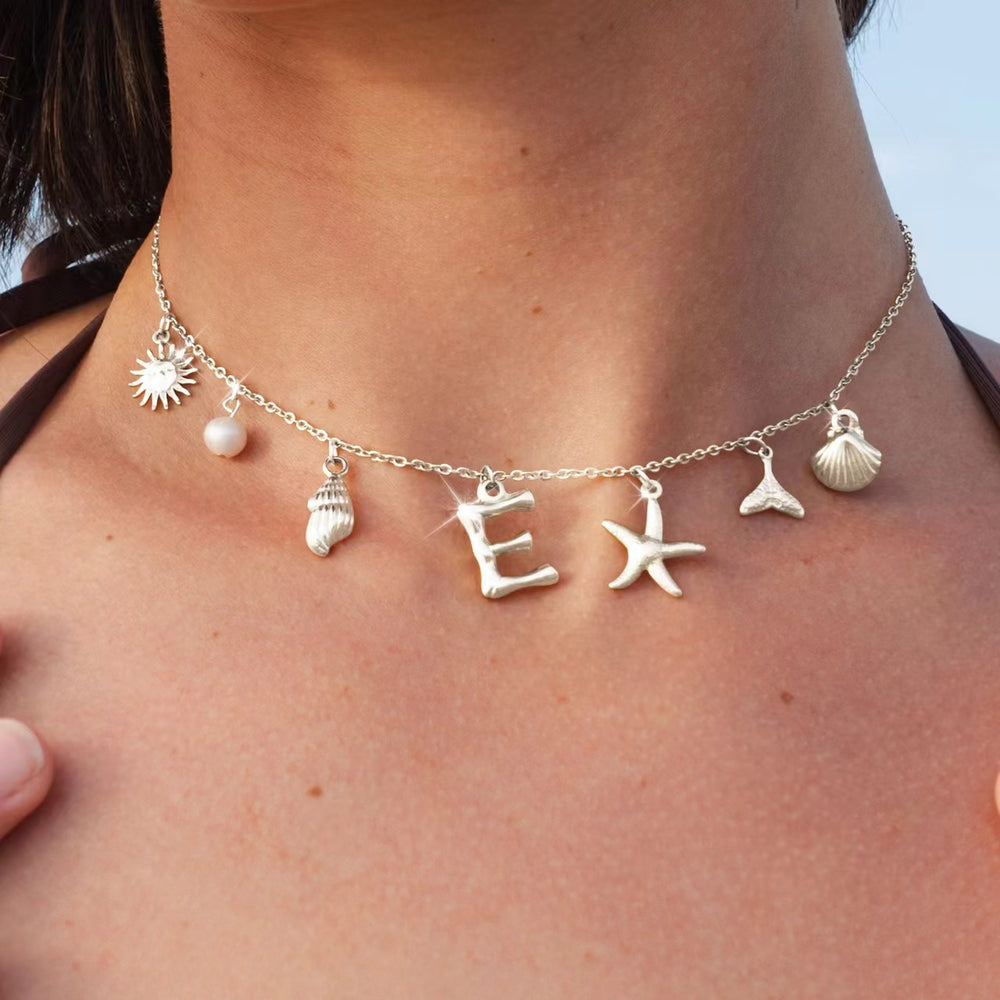 Amazon's new bohemian beach necklace: trendy summer beach shell and starfish pendant necklace