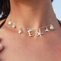 Amazon's new bohemian beach necklace: trendy summer beach shell and starfish pendant necklace
