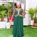 Aliexpress dress african plus size women's clothing cross-border export fashion autumn new elegant halloween costume