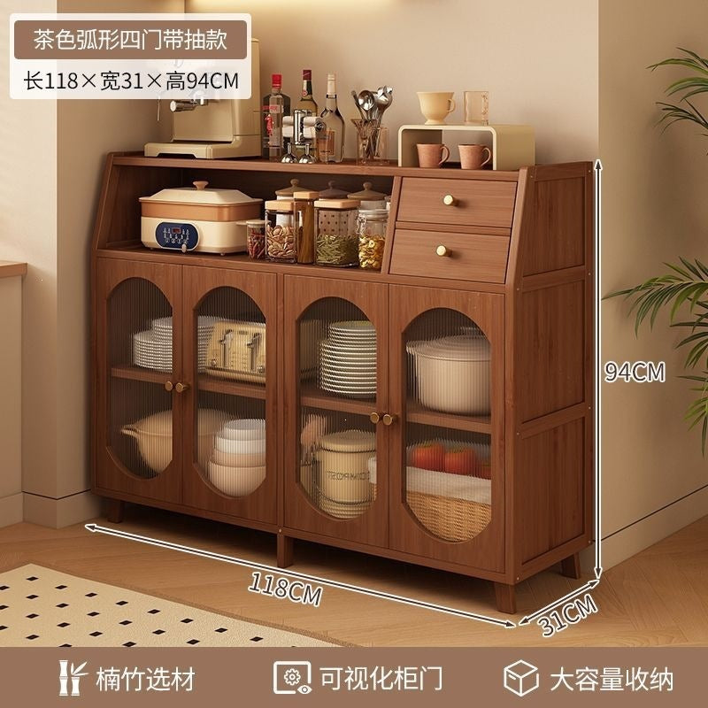 Entrance hall cabinet for home sideboard living room wall-mounted tea cabinet side cabinet multi-functional kitchenware storage rack