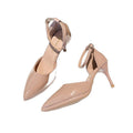 2025 new waterproof platform single shoes women's summer new large size stiletto high heels hollow pointed toe high heel sandals women's