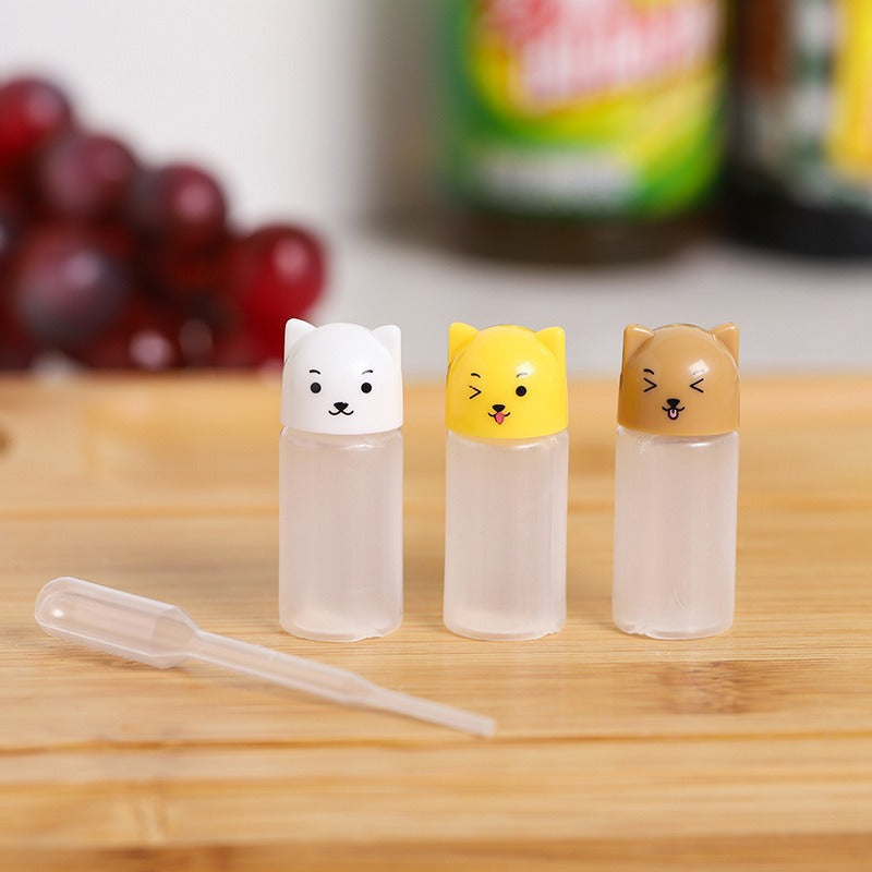 Household kitchen squeeze bottle mini portable food grade condiment bottle honey salad squeeze sauce bottle tomato small sauce bottle