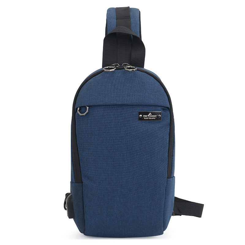 FREE KNIGHT trendy brand small breast bag men's outdoor sports and leisure shoulder bag cross backpack soft messenger bag