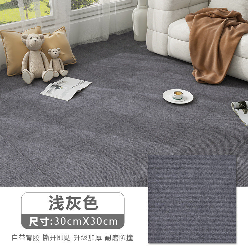 Splicing carpet self-adhesive living room bedroom crawling mat bedside full square non-slip floor mat room office study