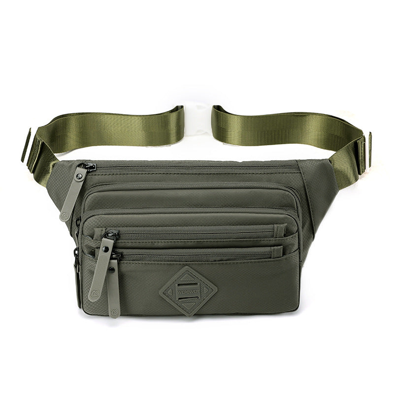 New multi-purpose fanny pack crossbody shoulder bag outdoor leisure waterproof fashion versatile men's and women's same breast bag