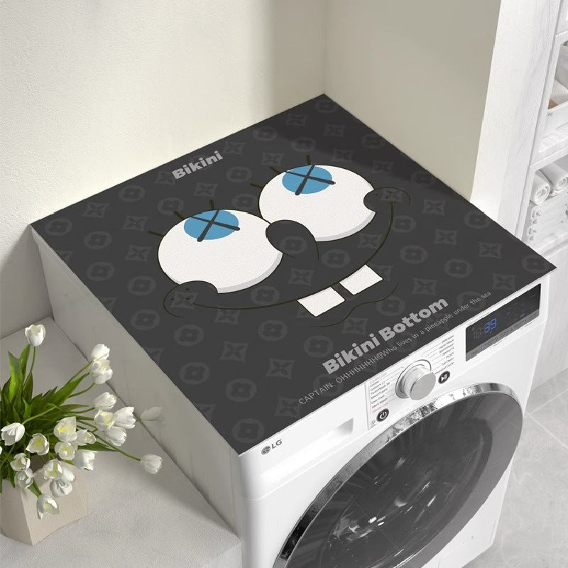 Washing machine cover, refrigerator dust cover, waterproof sun protection cover, coffee table bedside table, no-wash leather mat