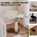 Saddle leather adjustable side table for home bedside table medieval style living room coffee table small table movable bedside computer table