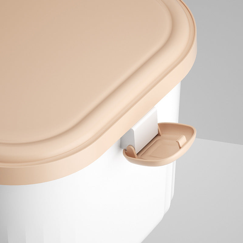 Children's toy storage bucket Household large-capacity assembled building block storage box Plastic handle with lid storage finishing box