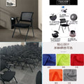 Foldable training chair with writing tablet - all-in-one folding chair for meetings, conference rooms, training, and office use