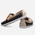 Men's leather boat shoes - british style, cross-border business, genuine leather, insole stitching, trendy casual, anti-slip
