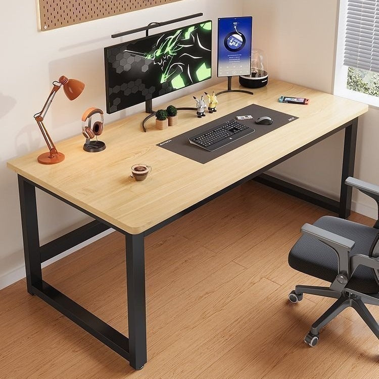 Computer desk student study desk bedroom desktop office desk writing rectangular home study desk table freestanding