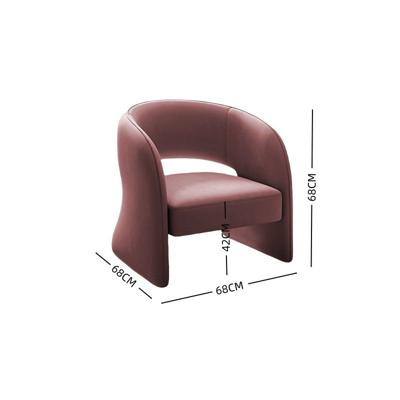Nordic single sofa chair balcony living room home lazy casual sofa hotel b&b light luxury reception negotiation chair