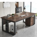 Office desk employee workstation single desk and chair set - minimalist modern office executive desk - staff computer desk