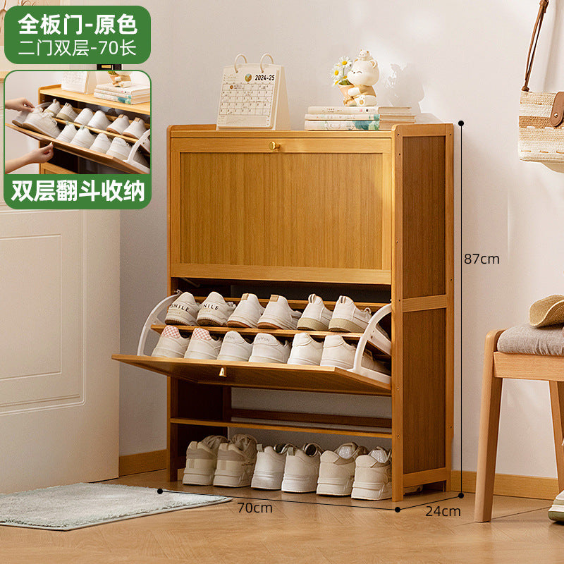 Simple shoe rack household door multi-layer with door dust-proof entry shoe rack shoe cabinet high vertical integrated storage rack