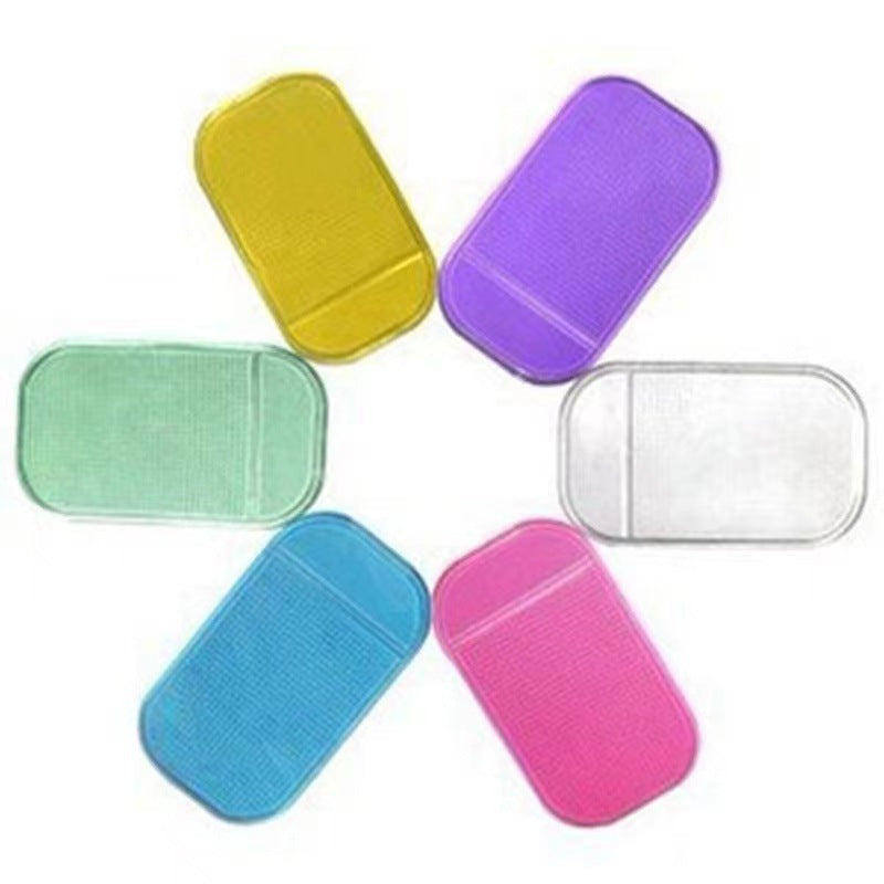 Car anti-slip mat, thickened and oversized silicone pad for dashboard, high-temperature resistant, interior phone holder mat