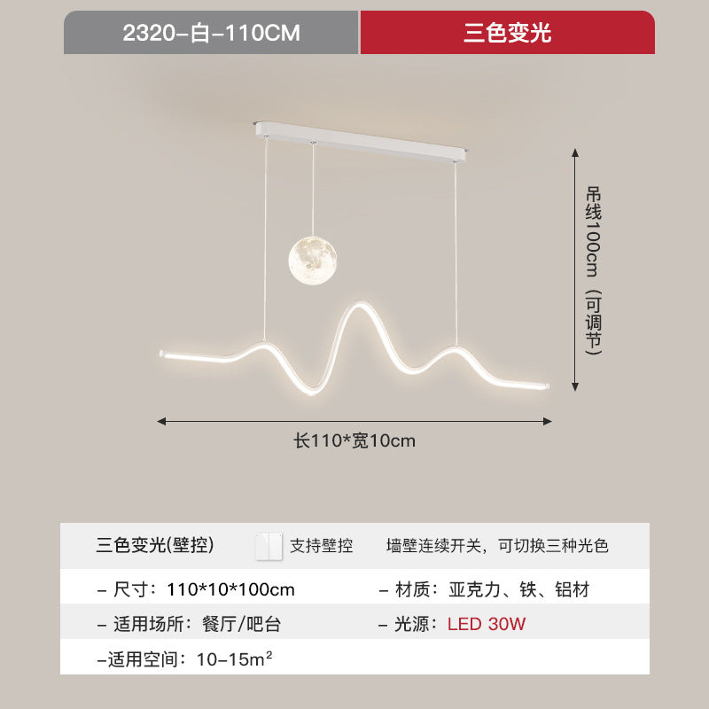 [Strict selection] 2025 new ceiling lamp cream wind cheese full spectrum whole house combination package eye protection lamp