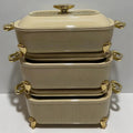 Food warmer export cross-border insulated lunch box hot selling in africa 3pcs insulated tableware 3l-4l-5l