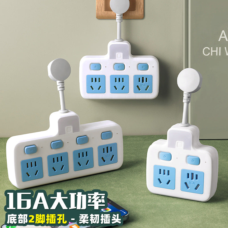 16a socket high power 4000w multi-function multi-hole air conditioner water heater plug strip converter plug kitchen