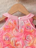 summer cross-border girls' french chic luxury style wavy mesh design fashion two-piece skirt set