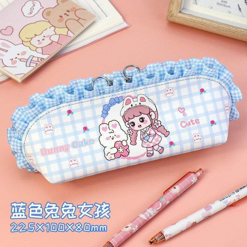 Special clearance stationery bag, primary school student stationery box, large-capacity pencil case, decompression cute cartoon children's pencil bag
