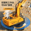 12-channel remote control excavator 2.4g remote control artificial alloy spray excavator kids engineering vehicle toy