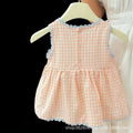 New girls' sweet summer dress - stylish sleeveless princess sundress for toddlers (ages 0-3)