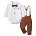 Infant and toddler spring & fall dress suit baby boy manufacturer personalized cotton jumpsuit super one-year-old autum outing climbing suit