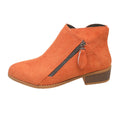 Export short boots  autumn winternew arrival cross-border pointed thick heel side zipper fashion style plus sizeboots