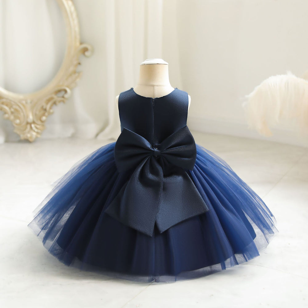 children's clothing, kids' formal dresses, solid color princess dresses, baby's first birthday butterfly dress, baby dress