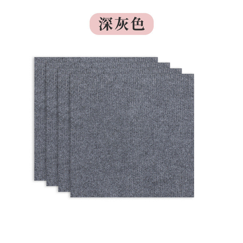 Stair sticker splicing square blanket glue-free non-slip living room bedroom children's room sound insulation floor mat cat scratch-resistant self-adhesive carpet