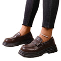 spring/autumn new arrivals: thick-soled loafers for cross-border e-commerce. plus sizes available. 0.5cm difference tolerable. wholesale options available. dropshipping to  and