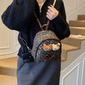 Leopard print hello kitty backpack - new 2025 autumn/winter fashionable, portable, retro, and unique design for women