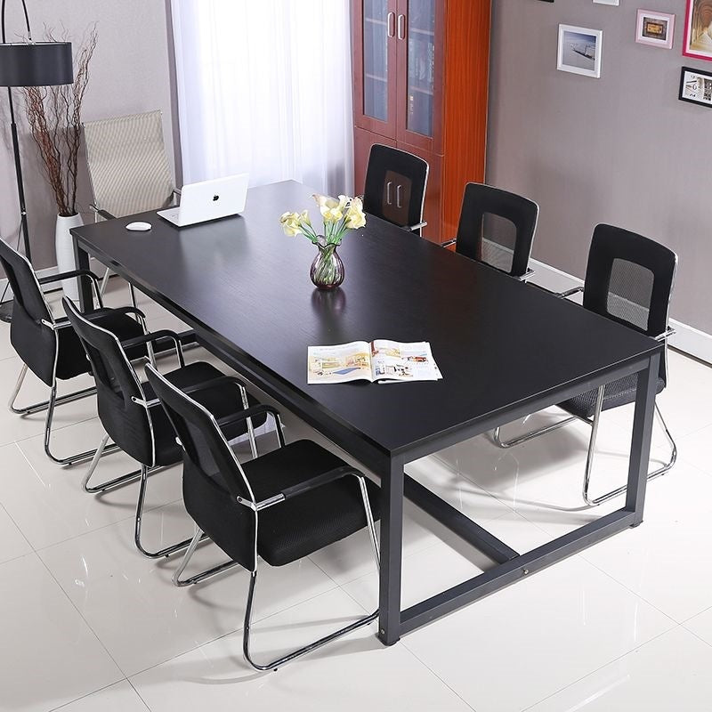 Conference table simple long table small casual modern office furniture training table negotiation reception long office desk no