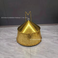 Gold stainless steel buffet warmer, 9l arabian style buffet stove, commercial hotel food warmer