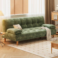 Chenille foldable sofa bed - new  model - double seater for living room or bedroom - sleeps and lounges in one