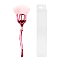 New black rose powder brush - single, soft bristle dusting brush for makeup and nail art - beginner-friendly powder brush