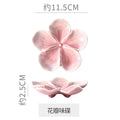 Retro japanese ceramic dish flower shape small dish creative dish dipping dish side dish multi-color kiln dish