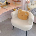 Lazy sofa chair popularbobo cashmere bedroom makeup chair casual modern living room single sofa dressing chair