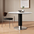 For homesmall apartment restaurant modern casual solid wood dining table via round table medieval travertine slate dining table and chair combination