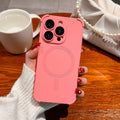 Suitable for iphone17pro mobile phone case liquid air bag four-corner magnetic suction apple 14 lens film all-inclusive protective cover