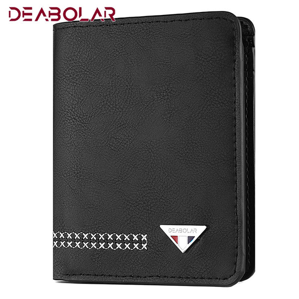 2024 new multi-functional wallet men's retro casual short vertical men's wallet multi-card driver's license wallet