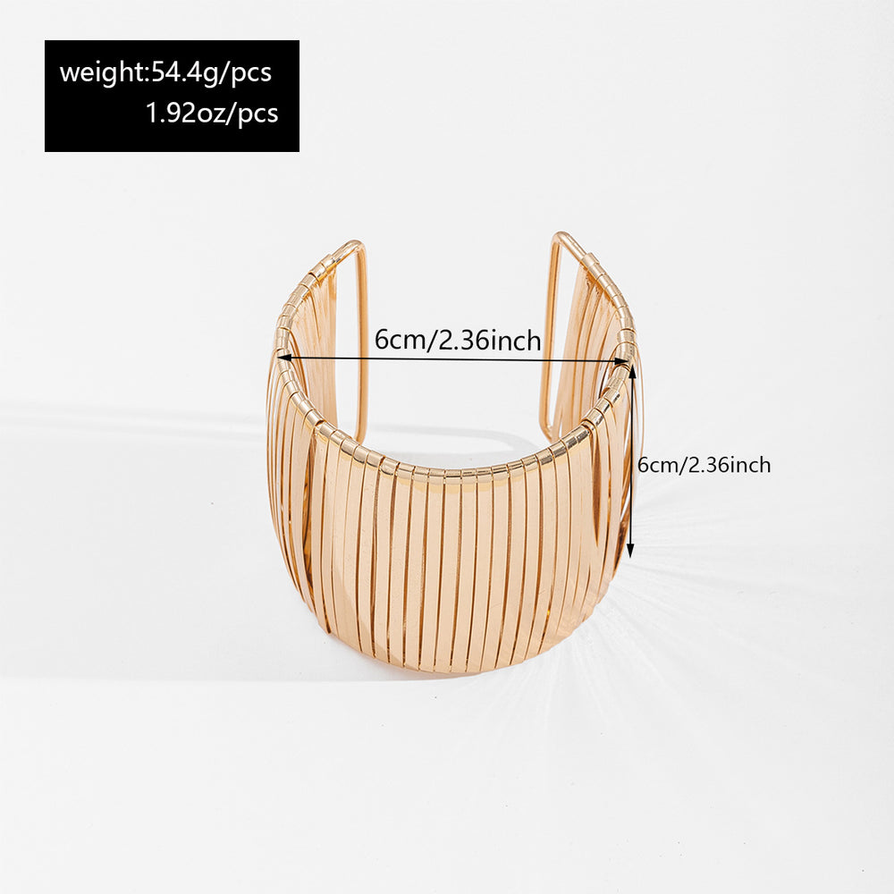 Wholesale alloy women's bracelets - european & american style, wide band fashion jewelry, unique polished spring-loaded open bangle