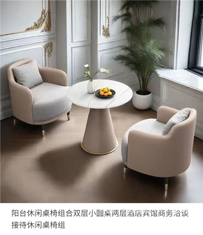 Business reception sofa coffee table combination hotel lobby light luxury leisure light luxury hotel rest area negotiation tables and chairs