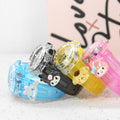 Kids' cartoon sanrio kuromi luminous electronic watch - girls' digital & analog quartz watch for elementary and middle school students
