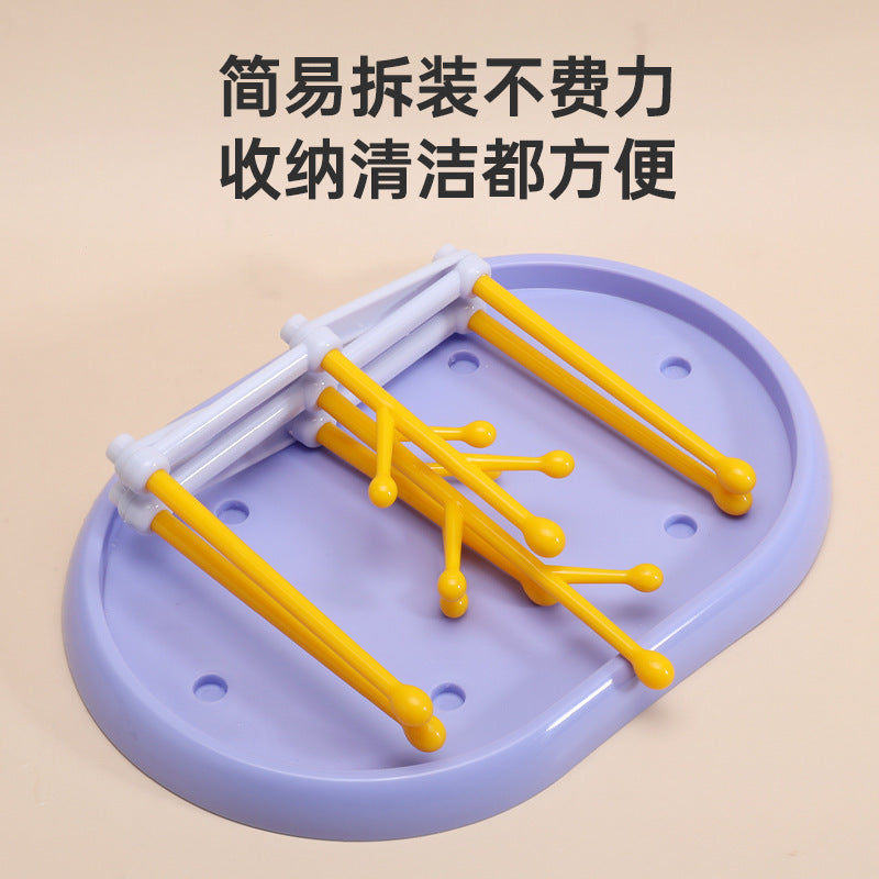 New multi-functional baby bottle rack, removable folding drying rack, baby pacifier bottle drain rack box